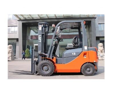 China Building Material Stores New Hot Selling Forklift 1.5Ton Diesel Forklift Hydraulic Red Forklift for sale