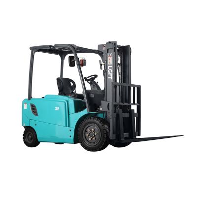 China Construction material stores hot sale air tire sight hydraulic stacking truck or electric wide mast forklift solid tire for sale