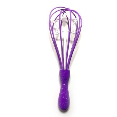 China Sustainable Fashion and High Quality PP Handle Silicone Kitchen Beater Egg Beater for sale