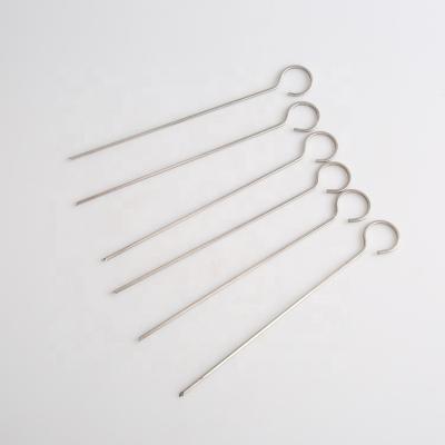 China Hot Selling High Quality Easily Cleaned Flat Stainless Steel BBQ Skewer For BBQ Grill for sale