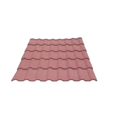 China Modern High Quality Stone Coated Roofing Tiles Color Stone Coated Steel Roof Tiles for sale