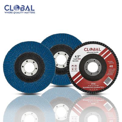 China High Quality Abrasives Tools Stir Disc 4 Inch 60# Blue Zirconium Sand Stainless Steel Polishing 100*16mm for sale