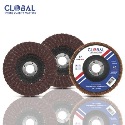 China High Quality Abrasives Tools 4.5 Inch 80# Aluminum Oxide 115mm Fin Disc for sale