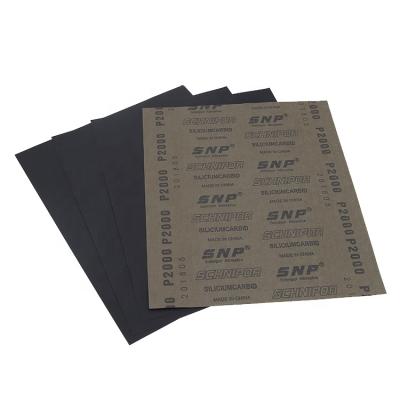 China Wholesale 230*280 mm Waterproof Waterproof Sand Paper Sheet for Car Painting and Polishing for sale