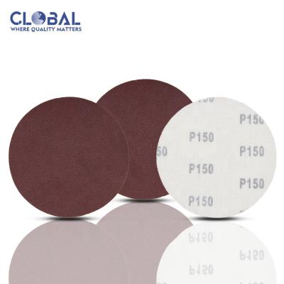 China Wood Polishing Sandpaper Polishing Discs Aluminum Oxide 125mm Abrasive Metal Sanding Disc Custom Wholesale Wood for sale