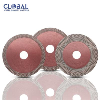 China 65Mn+Diamond 125 Mm Diamond Saw Blade , Ceramic Grinding Saw Blade for sale