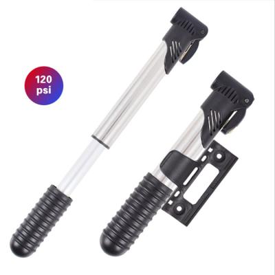 China High Quality Durable Bike Tire Hand Compressor Tire Mini Bicycle Pump Air Inflator Portable Hand Pump Logo Custom Logo for sale