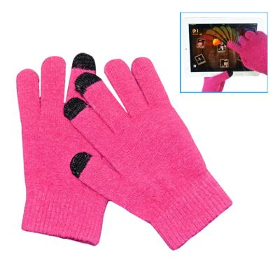 China Wholesale High Quality Knitted Gloves Daily Life Touch Screen Winter Warm for sale