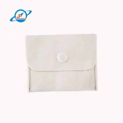 China Jewelry Disply Logo Printed Custom White Wholesale Gift Packaging Pouches Drawstring Bag Cosmetic Jewelry Packaging Bags for sale