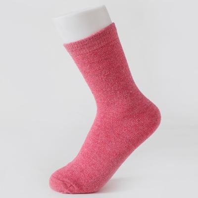 China Comfortable High Quality Sweat-absorbent Keep Warm Women's Autumn And Winter Custom Woolen Socks for sale