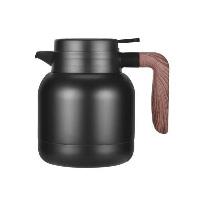 China Luxury New 304 Stainless Steel Teapot Kettle Business Style Tea Separator Creative Portable Vacuum Insulated Tea Kettle for sale