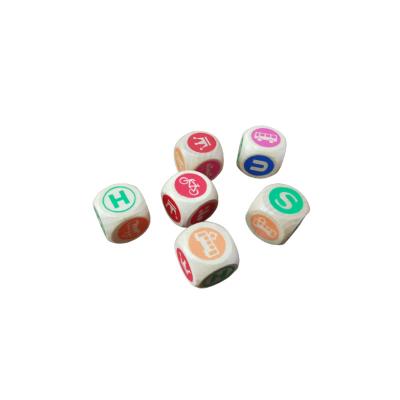 China Wholesale custom abrasion resistant wooden dice for mahjong dice 16mm for sale