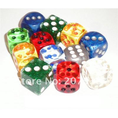 China Wholesale Customized Square Game Amusement Games Casino Dedicated Crystal Mahjong Dice for sale