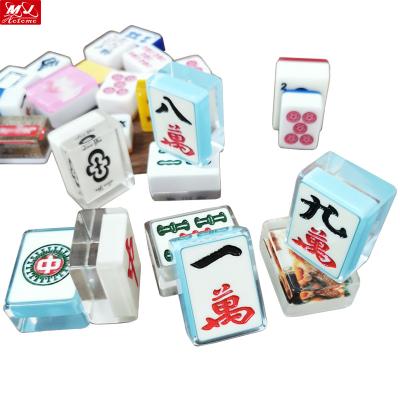 China Crystal Mahjong Tiles with magnetic L42-44-46mm for sale