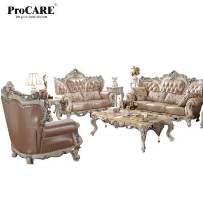 China LUXURY ROYAL LEATHER SOFA SET EUROPEAN FURNITURE AND AMERICAN STYLE SERES for sale