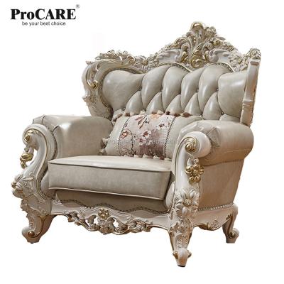 China LUXURY CLASSIC ROYAL AND AMERICAN STYLE ROSE SERES SOFA SOFA LUXURY EUROPEAN LEATHER SET for sale