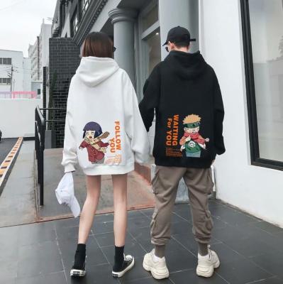 China wholesale Anti-wrinkle 2021 fashion men's naturo hoodie hot pullover sweatshirts unisex anime hoodies couple hooded sweater for sale