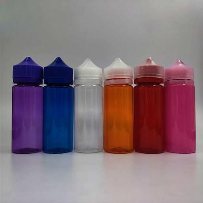 China Wholesale PET Plastic Bottle 30ml 50ml 100ml 120ml Smoke Oil Transparent Oil Smoke Liquid for sale