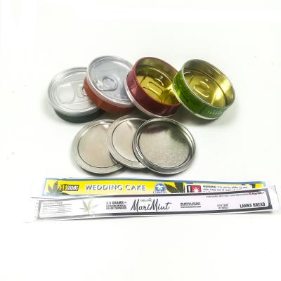 China Safety 100ml Squeeze It In Tin Cans 3.5g Good Seal Pressitin Tuna Tins for sale