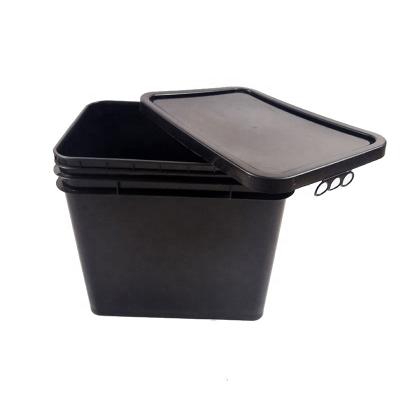 China Safety Factory Price 1L 25L Rectangle Packaging Plastic Buckets for sale