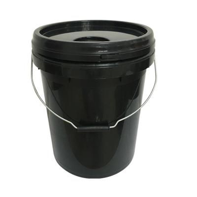 China Silk Screen Printing.heat transfer printing high quality wholesale cheap price plastic round shape plastic buckets with handle with cover for sale