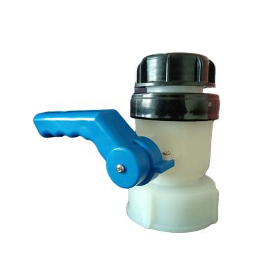 China 1000 L Plastic IBC Tank IBC Valve Ball Valve IBC Water Tank Valve for sale