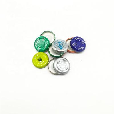 China Non Flip 38mm Twist Caps 82mm Twist Off Caps Metal Twist Lug Lids for sale