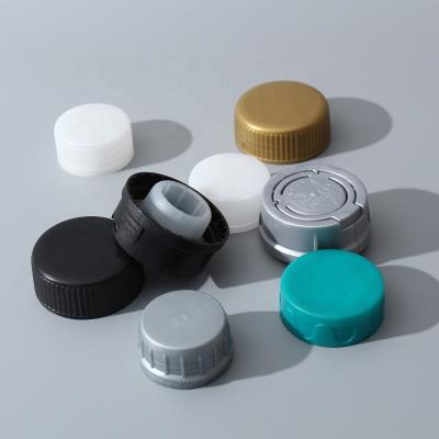 China Pilfer Proof Plastic 30mm Screw Caps For Motor Oil Bottles Customized Bottle Caps Top Lids for sale