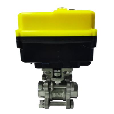 China 2021 Products Aluminum Alloy General Top Selling Mini Electric Auto Valve Electric Normal Temperature Operated Gate Valve for sale