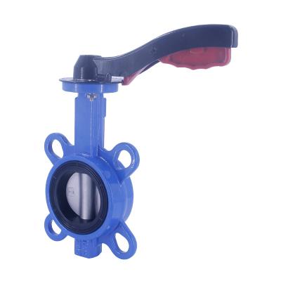 China Wafer Valve Center Soft Seal Style Manual 1.5inch Handle General Express Type Butterfly Valve for sale