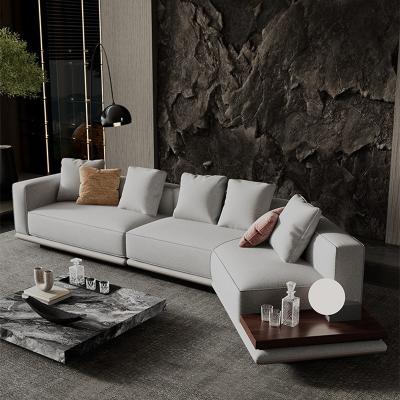 China Modern Living Room Sofa Bed Single Ring Living Room Set Italian Modern Abrasive Leather Sofa Furniture for sale