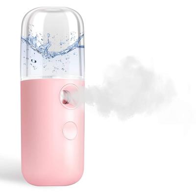 China Portable Cheap Beauty Facial Steamer Moisturizer Face Steamer Handy Mini Mister USB Rechargeable MI Nano OEM USB Quantity for sale