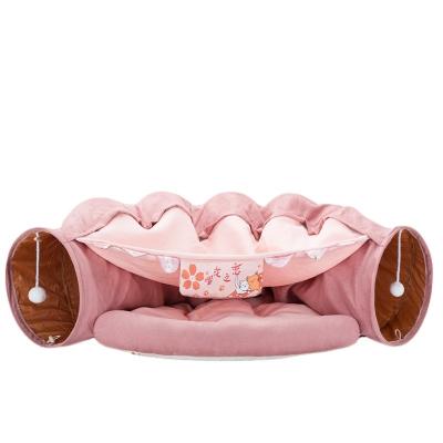 China Hot Selling Popular Top Quality Creative Design Waterproof Tunnel Cat Litter Dog Bed for sale