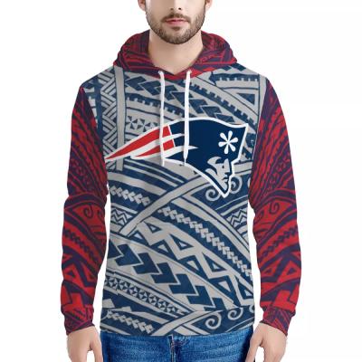 China Polynesian Traditional Tribal Men's Anti-Wrinkle Football Hoodies Anti-wrinkle Polynesian Traditional Tribal Design NFLE Sweatshirt Top Thick Sweatshirt Plus Size for sale