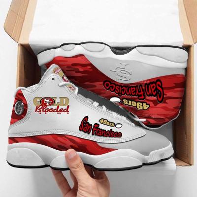 China High Top Thick High Top Low Top Basketball Shoes Design NFLE American Football Team Sports Shoe Custom Fashion Casual Basketball Shoes for sale