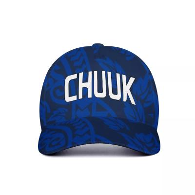 China Fashion Blue Chuuk COMMON Printing Custom Hat Peaked Design Sports Dropshipping Logo Polynesian Hat Snapback Baseball Cap 2021 New for sale