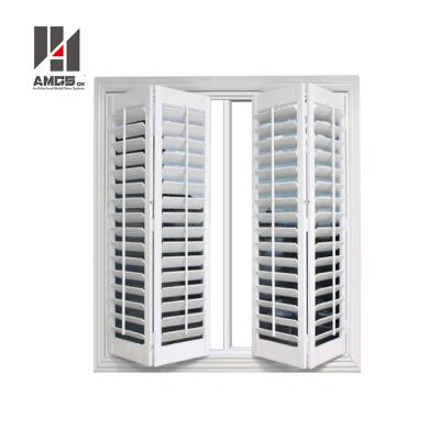 China Swing Aluminum Customized Ventilation Shutter, Aluminum Accordion Folding Bi Fold Sliding Ing Jalousie Awning Blind Window for sale