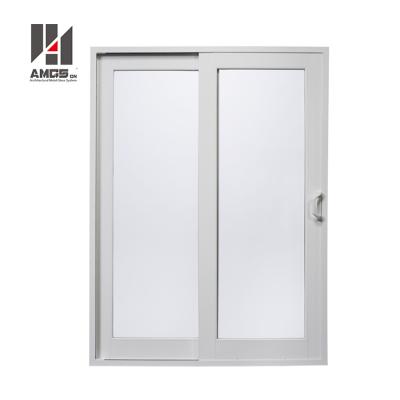 China Sliding Single Aluminum House Metal Profile Glazing S Door , Modern Design Standard Tempered Glass Aluminum Sliding Door for sale