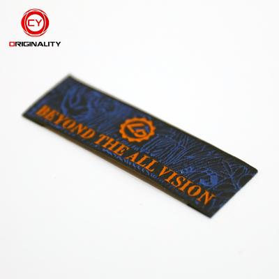 China 2019 Sinicline Viable Custom Widely Used Upright Washing Label Damask Label Black Neck Label Manufacturer for sale