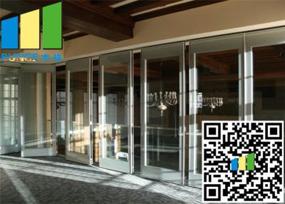 China Office Demountable 2.56 Inch Glass Partition Wall For Shopping Mall for sale