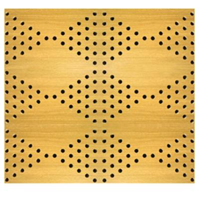 China Veneer Surface Solid Perforated Wood Acoustic Panels Classroom Wood Wall Paneling Sheets for sale