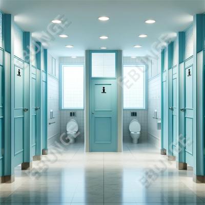 China Easy To Clean Hinged Door Toilet Partition Wall Toilet Partition for sale