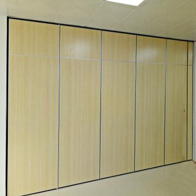 China Melamine Board Movable Partition Walls , Conference Room Folding Sliding Partition Doors for sale