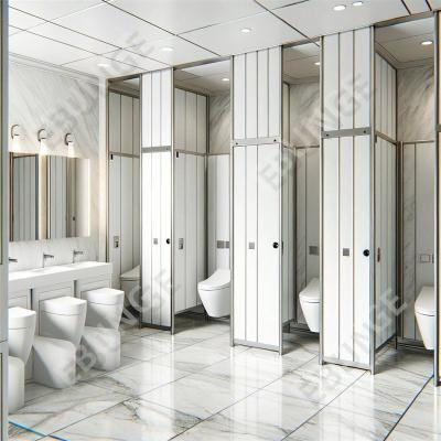 China Floor Mounted Toilet Partition Wall with Water Resistance and Color Assortment Assortment for sale