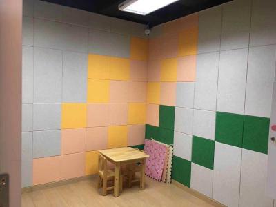 China Custom Reduce Noise Acoustic Polyester Acoustic Panels / Theater Polyester Fiber Board for sale