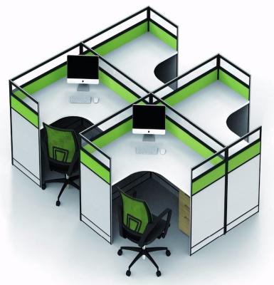 China Simple Melamine Office Furniture Partitions Environment - Friendly PE Painting for sale