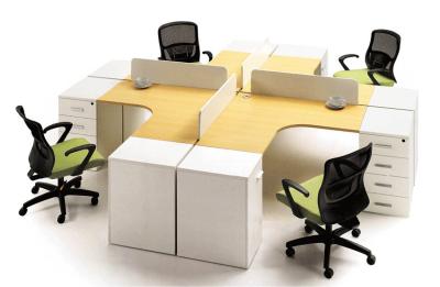 China Modular Office Cubicle Workstations Modern Board Wall Partition Customized Size for sale