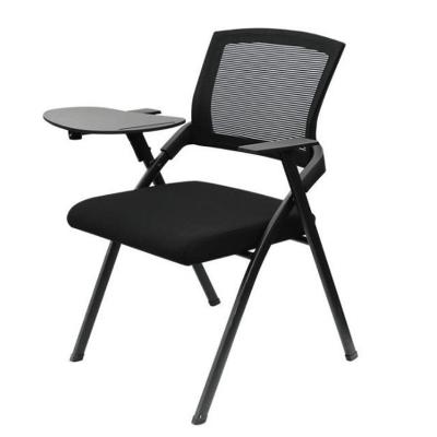 China Armless Foldable Staff Ergonomic Office Chair With Metal Frame / Ergo Desk Chair for sale