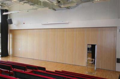 China Fireproof Modern Dance Studio Movable Partition Walls With Pass Door for sale