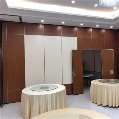 China Aluminium Mobile Sliding Folding Partition Walls Hotel Soundproof Acoustic Movable Partitions for sale